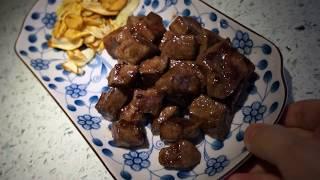 巧煮意：蒜片牛肉粒 Garlic Chips Beef Cubes | Hao's Kitchen