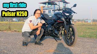 First ride on Pulsar N250 || My next bike  Nrs. 490,000