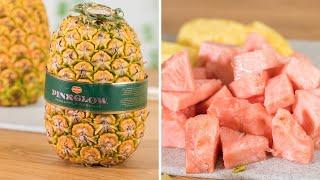 Pink Glow Pineapple Review Taste Test - Plus Pink Pineapple Compared to Yellow Pineapple