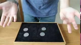 Coin Magic #14 coins across.  (4 standard coins)