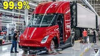 It Happened! Elon Musk UNVEILS SHOCKING 3 Hidden Changes for Tesla Semi & 2025 Massive Delivery Plan