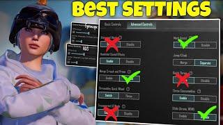 MY ALL BASIC TO ADVANCE SETTING/CONTROL | BGMI/PUBG MOBILE SETTING GUIDE | TODAY SENSITIVITY