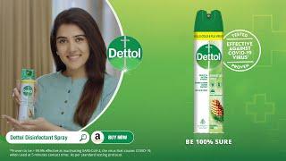 Dettol Surface Disinfectant Spray keeps your kitchen safe & protected from germs