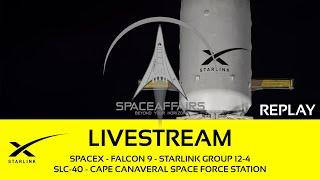 SpaceX - Falcon 9 - Starlink 12-4 - SLC-40 - Cape Canaveral SFS - January 13, 2025