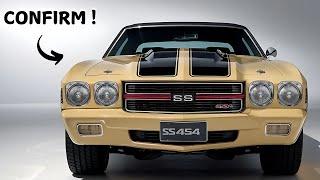 Chevy Brings Back a Legend: Meet the 2025 Chevelle SS 454!