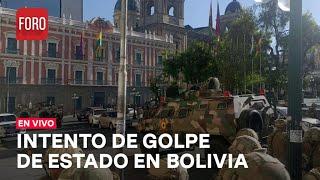 Intento de golpe de Estado en Bolivia | EN VIVO