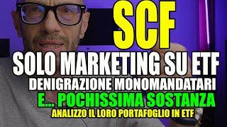 SOCIETA' DI CONSULENZA FINANZIARIA MARKETING DENIGRAZIONE DEI MONOMANDATARI  MA POCA SOSTANZA