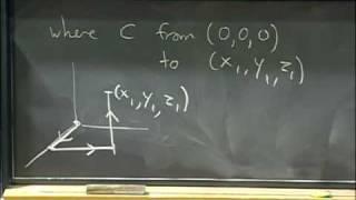 Lec 30: Line integrals in space, curl, exactness... | MIT 18.02 Multivariable Calculus, Fall 2007