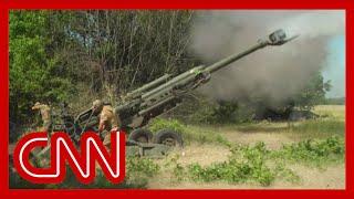 Watch Ukrainian troops fire US-supplied M777 Howitzers on Russian positions