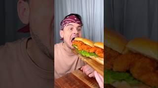 How to not share FRIED CHICKEN burger with your sibling?️| CHEFKOUDY