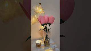 DIY Spoons to Tulips  #craft #creative #shortvideo #shorts #recycle #satisfying #handmade #flowers