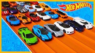 HOT WHEELS EXOTICS 36 CAR RACE TOURNAMENT !!!