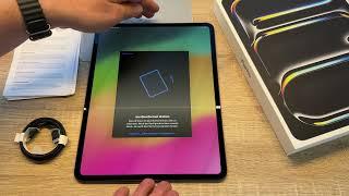 Apple iPad Pro (2024, M4) Next-Gen OLED Tablet iPadOS 17 einrichten (Setup) Anleitung