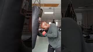 Boxing Coach Heavy Bag inside fighting!