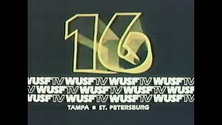 WUSF-16 (PBS, now WEDQ) Station ID, circa 1988