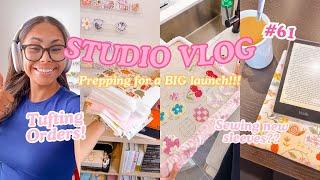 Putting together a launch on a time crunch?? Pt 1  | Studio Vlog 61 | Small business vlog