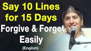 Say 10 Lines for 15 Days to Forgive & Forget Easily: Part 3: English: BK Shivani at Malaysia