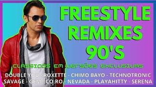 19 Clássicos FREESTYLE POP REMIXES 90'S  - Alexia, Serena, Roxette, Double You, G.E.M, Co.Ro e +