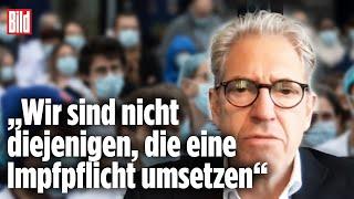 Impfpflicht-Zoff: Kassenärzte machen nicht mit | Dr. Andreas Gassen bei BILD Live