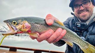 Red Hot Trout Bite Off the Docks