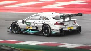 Mercedes-AMG C63 DTM 2016 'Renntaxi' in action: Warm Up, Accelerations & Crackles!