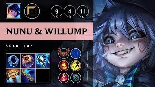 Nunu & Willump Top vs Yone: Rampage - EUW Grandmaster Patch 14.20