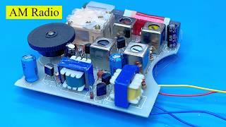 how to make Radio AM, Super Simple AM Radio Receiver, Electronics