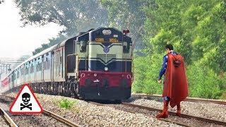 superman vs train | 5 Crazy Experiments | Viral World