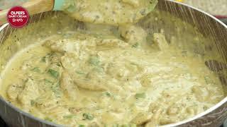 Olper's Dairy Cream Recipes - Creamy Garlic Chicken on Toast