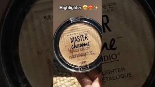 Maybelline Highlighter️‍ #highlighter #maybelline #makeup #shorts #trending #viralvideo