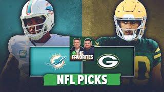 Miami Dolphins vs Green Bay Packers BEST BETS! NFL Picks & Predictions | The Favorites Podcast