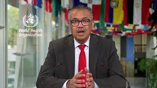 WHO Director-General Dr Tedros address on healthy, safe & resilient workplaces for all.