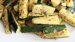 Sautéed Zucchini With Lemon, Garlic, Butter & Fresh Thyme