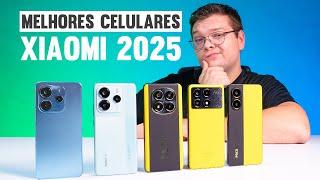 novos! MELHORES CELULARES da XIAOMI para COMPRAR em 2025!