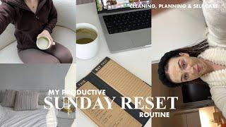 SUNDAY RESET ROUTINE: cleaning, how to prep for a productive week  grocery haul, planning, vlog