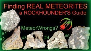 Rockhound Guide: How to Find a Real Meteorite ️ Rock ID MeteorWrong Advice Books Tools