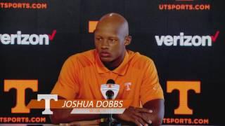 Tennessee Football: Vickers, Dobbs, McKenzie Media Session (Sept. 20, 2016)