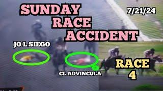 MMTCI HORSE TRACK ACCIDENT/JO L SIEGO/CL ADVINCULA/JULY 21, 2024/@mangkelostv2053