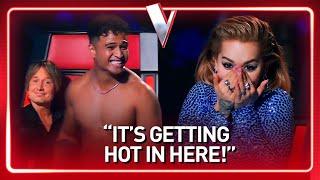 Coach Rita Ora gets a STRIPTEASE on The Voice  | Journey #275