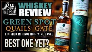 Green Spot Quails' Gate Irish Whiskey Review! Best one yet?