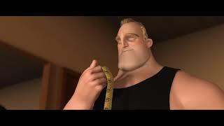 The Incredibles - Getting in Shape - Mr. Incredible's Workout - Getting Fit