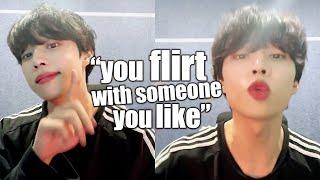 kim "flirting is my love language" sunwoo