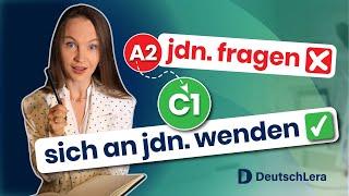 Wichtige Verben mit Präpositionen für Fortgeschrittene I Deutsch lernen b2