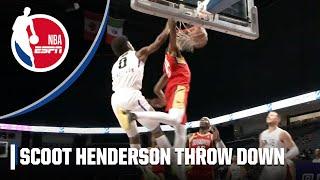 Scoot Henderson throws down filthy poster 