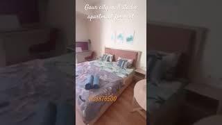 Gaur city mall studio apartment available for rent #shorts #viral #1bhk