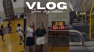DAY IN MY LIFE: First day back to school after winter break! | game day edition