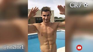 Cristiano Ronaldo in the pool live