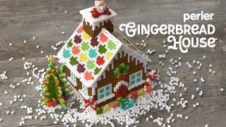 Perler Gingerbread House