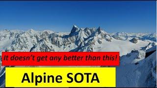 The Best Thing I ever did in amateur radio! Amazing compromise antenna DX from Aiguille Du Midi