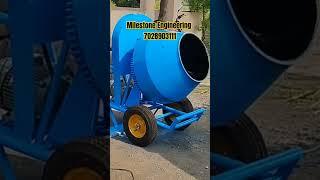 Half Bag Concrete Mixer #shorts #trending #concretemixing #foryou #youtubeshorts #explore